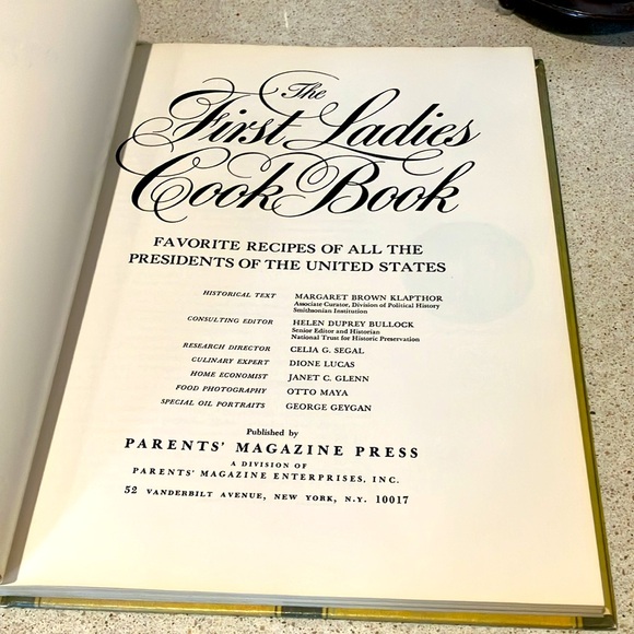 Vintage The First Ladies Cookbook - 1969 - Picture 6 of 12